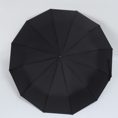 Automatic umbrella "Lanford", 3 additions, 12 spokes, r = 53 cm, dark blue color-13