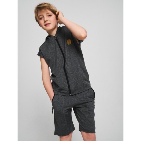Sports suit for a boy, height 152 cm, gray color-7