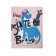 Notebook in a gift box, on a lock, A6, 50 sheets, a line, with a pen, Dino, Mix