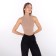 Top female, beige color, size 46 (l)
