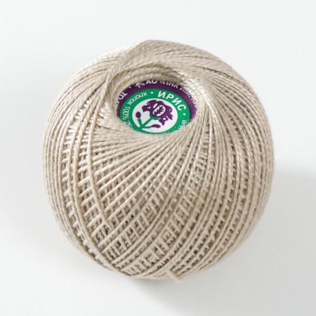 Knitting threads "Iris" 150m/25g 100% Mercerized cotton color 6602-1