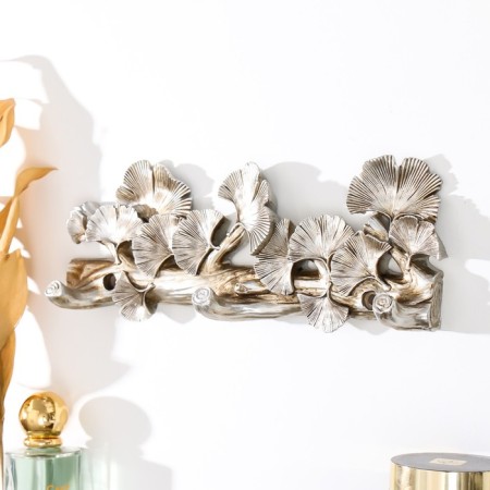 Decorative polystone hooks "Fan on a branch" 9.6x25.7x4.4 cm-1