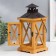 Summary of the tree on 1 candle "Lantern with shutters" Cinnamon 28x12.5x12.5 cm