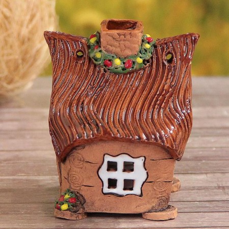 Aroma lace house "Tuzik", 9 cm, handmade, mix-2