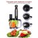 Pioneer HB135s, submersible blender, 1000W, 1.25/800 ml, black color