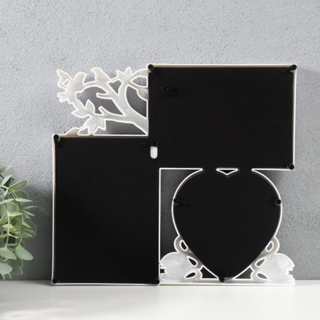 Multi -chamber in 3 photos (10x15/2 pcs, 10x10/1 pcs) plastic, col. white-2