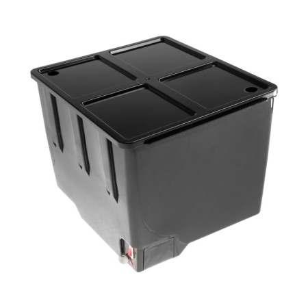 Shower tank, 55 liters, with EVN (20 - 60 ° C), plastic, black-3