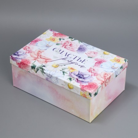 Set of boxes 5 in 1, gift packaging, “Flowers”, 22 x 14 x 8.5 - 32.5 x 20 x 12.5 cm-5