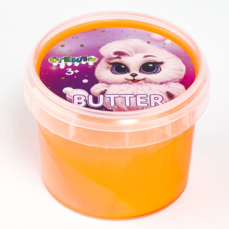 Slime "Glass", Butter series, orange, 75 g-1