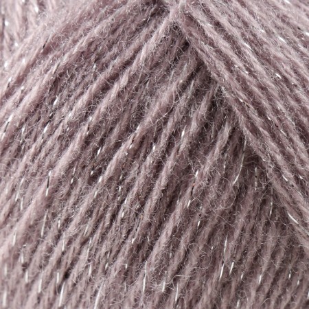 Yarn "Angora Gold Simli" 75% acrylic, 20% wool, 5% metallic 500m/100g (163 Gray rose)-2