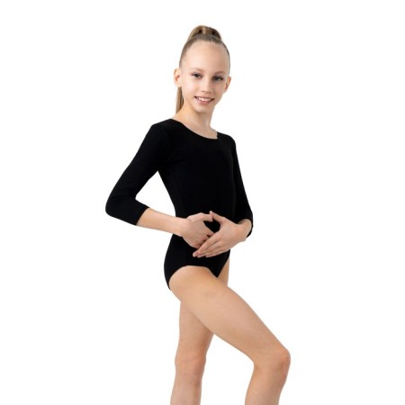 A swimsuit for gymnastics and dancing Grace Dance, p. 36, black color-2