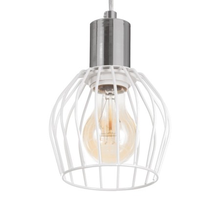 Suspension lamp "Loft" 1x25W E27 white/chrome 12x116x11-1
