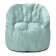 Chelsea chair, size 85x85 cm, velor fabric, green color