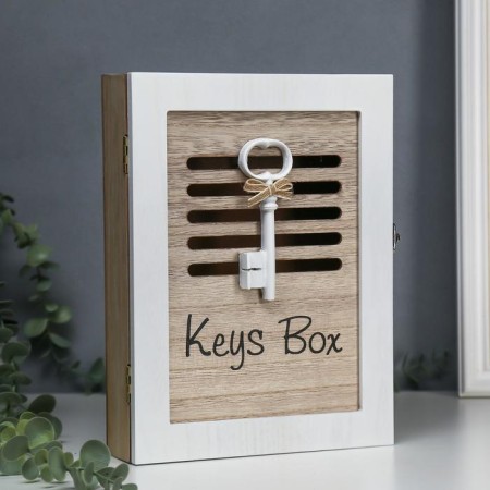 Keywood tree 6 hook "Key with braid" 26x19.5x5.3 cm-1