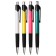 A set of ballpoint pens, 4 pieces, a colored case, with a rubber holder, mix