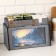 Bread a wooden bread with a stand under the spices "landscape", 35.6 x 20.4 x 24.8 cm, wenge