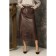 Women's skirt, size 46, brown color