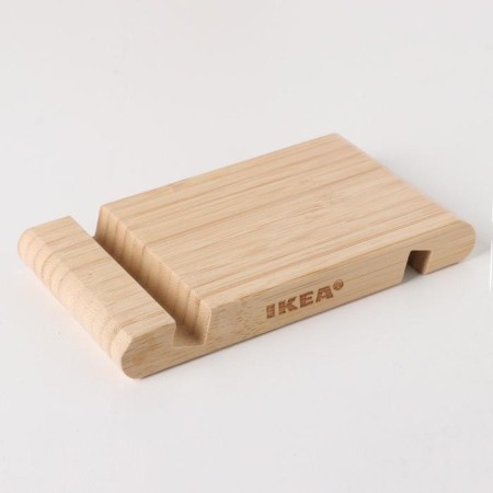 Smartphone stand/tablet Wooden "Berggenes", bamboo-2