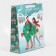 Laminated vertical "Christmas tree", m 26 x 30 x 9 cm, New Year