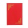 Address folder "Bumvinyl, red, A4