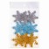 Decor "Snowflakes", set of 9 pcs., Mix color