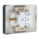 The socket "W59" Sche RS16-255-68, 16 A, double, hidden, with salary, color black velvet