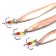 Vertical "Yaman" Bulava with a tee, size 60 mm, 10.7 g, color copper