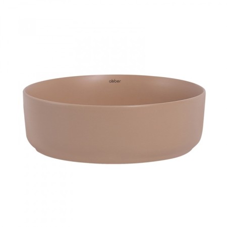 ABBER Bequem AC2108MBB sink, invoice, 360x360x120 mm, beige, matte-1