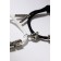 Bracelets "Demetrons" on Magnet, Love with heart, black and white color, 8 cm