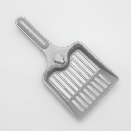 The toilet open with a side entrance with a scoop and a filter, 50 x 35 x 24 cm, green-7
