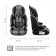 Car Capeslo Children's Siger "Star", ISOFIX LUX, group 1/2/3, Gray