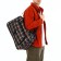 Road bag with lightning, external pocket, long belt, brown color