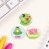 Icons sunset set 3 pcs d = 25 mm "frog" 7x7 cm