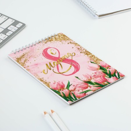 Notepad "from March 8", on the crest, A5, 40 sheets-1
