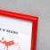 Photo frame plastic 21x30 cm red (105)