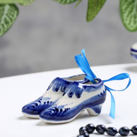 Souvenir "Shoes", 3 x 7 cm, gzhel-3