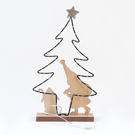 Decor with backlight "Christmas tree" 20 × 6 × 20.5 cm-6