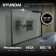 Hyundai GL-R3 Black 10 "-27" Max 15kg wall turn and tilt 1070471