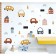 Sticker Plastic Interior color "Cars in a megalopolis" 30x60 cm
