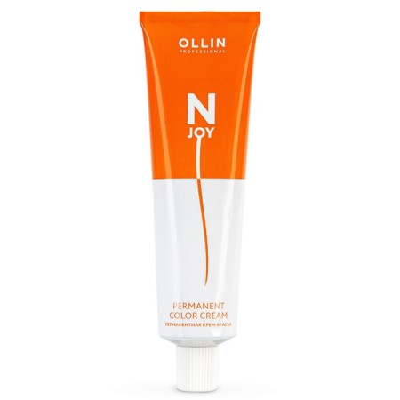 Cream-color hair Permanent Ollin Professional N-Joy, tone 7/12, blond ash-purple, 100 ml-5