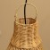 Lamp ceiling from the rattan "Suharto" 1x120W, E27, 25x25x60 cm