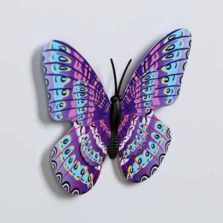 Magnet Plastic "Butterfly with double wings" mix 5x7 cm-2