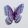 Magnet Plastic "Butterfly with double wings" mix 5x7 cm
