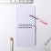 The set "You are beautiful" 13.5 x 15 cm: notebook 48 sheets and pen Plastic