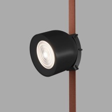 DK5540-BK BELTY Spot Lamp with D100mm H107MM 48V 12W 38 ° 4000K IP20 Black Aluminum