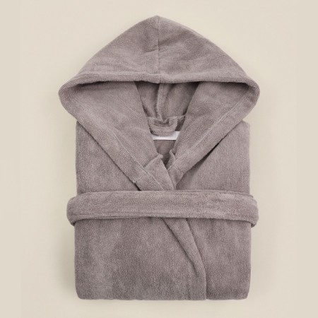 Terry robe with a hood Women's SL Home: Basic "Soft Mist", Rr. M, 100% HL, 420 g/m2-4
