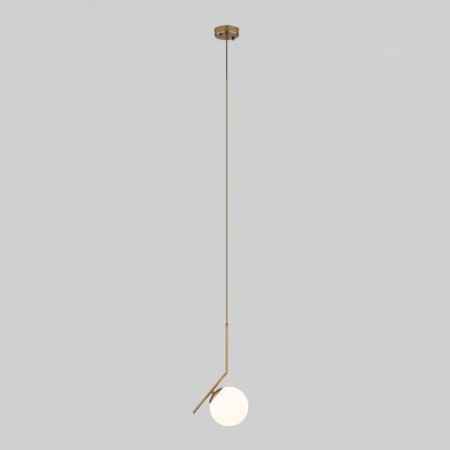 Suspended lamp with a cable of 1.8 m Frost Long, 60W, E27, 15x15 cm-3