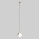 Suspended lamp with a cable of 1.8 m Frost Long, 60W, E27, 15x15 cm