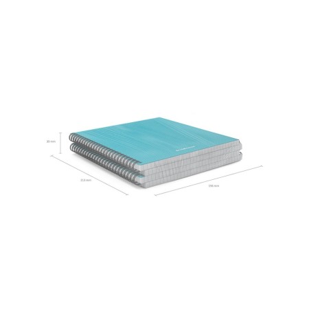 Notebook A5, 80 sheets in the cage on the crest Erichkrause "Glance Vivid", plastic cover, offset block, whiteness 100%, mix-5