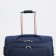 Big suitcase 28 ", lightning department, code castle, 4 wheels, 2 outer pockets, blue color